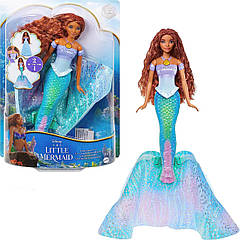 Лялька принцеса русалонька Аріель із хвостом трансформером The Little Mermaid Transforming Ariel Mattel Disney