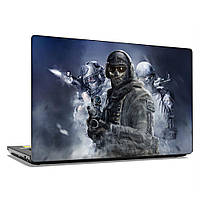 Наклейка на ноутбук з діагоналлю 15.6" - Call of duty Спецназ у масках (380х250мм)