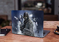 Наклейка на ноутбук з діагоналлю 17.3" - Call of duty Спецназ у масках (400х260мм)