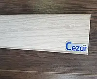 Напольный плинтус Цезар Cezar Hi-line Prestige 078 Дуб Светло-серый