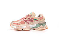 Женские кроссовки New Balance 9060 Joe Freshgoods Inside Voices Penny Cookie Pink (розовые) 14294 Нью Беленс