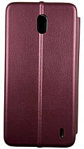 Чохол книжка Elegant book для Nokia 1 Plus бордовий, фото 3