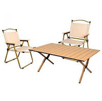 Раскладной туристический стол для пикника со стульями, набор туристический садовый. складной стол и 4 стулья