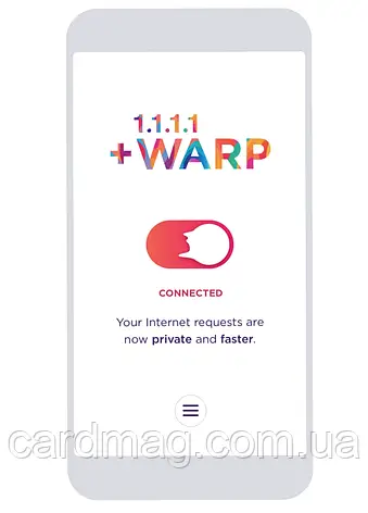 Ліцензійний ключ Cloudflare 1.1.1 - WARP+ VPN (12000 TB на 5 пристроїв), фото 1