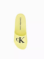 Сланці шльопанці чоловічі жовті Calvin Klein 42