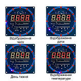 Годинник-конструктор для складання з корпусом, кабелем живлення, червоний, фото 2