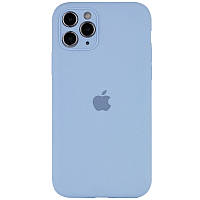 Чехол на Apple iPhone 12 Pro Max / для айфон 12 про макс силиконовый АА Серый / Lavender Голубой / Lilac Blue