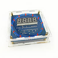 Годинник-конструктор для складання з корпусом, кабелем живлення, червоний