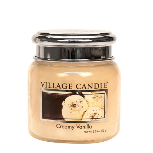 Ароматичні свічки Village Candle Ароматична свічка Creamy Vanilla "Сливки з ваніллю" 92 g