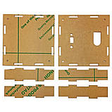 Годинник-конструктор для складання з корпусом, кабелем живлення, червоний, фото 6