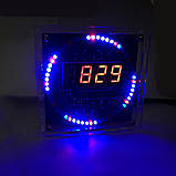 Годинник-конструктор для складання з корпусом, кабелем живлення, червоний, фото 8