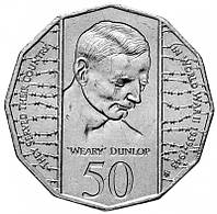 Австралия Королева Елизавета II 50 центов, 1995 50 лет со дня окончания Второй Мировой войны №1544