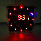 Годинник-конструктор для складання з корпусом, кабелем живлення, червоний, фото 9