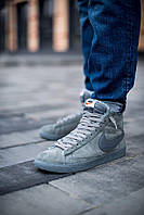 Nike Blazer Mid Grey Winter кроссовки и кеды хорошее качество Размер 41