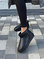 Ugg Ultra Mini Black v1 Угги, ботинки, ботильйони хорошее качество Размер 39