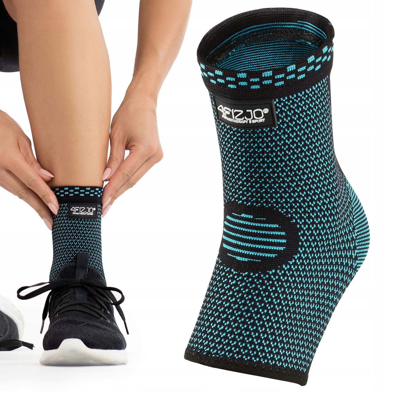 Фіксатор (бандаж) для гомілковостопного суглоба 4FIZJO 1 шт 4FJ0489 Size L Poland