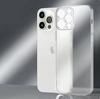 Ультратонкий матовий чохол для iPhone 14 Pro Max білий напівпрозорий
