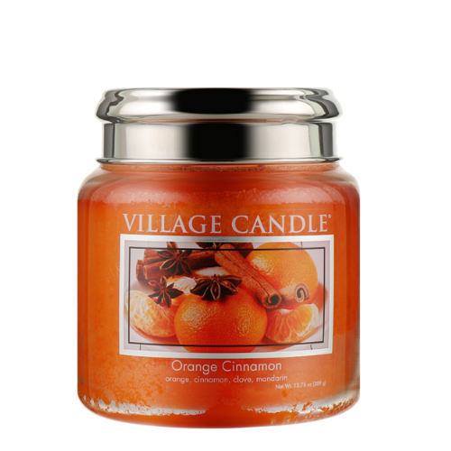 Ароматичні свічки Village Candle Ароматічна свічка Orange Cinnamon "Апельсин і Кориця" 92 g