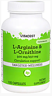 Vitacost L-Arginine & L-Ornithine 500/250 mg 100 caps