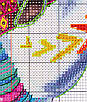 Набір для вишивання за нанесеною на канву схемою  "Rainbow Horse". AIDA 14CT printed,31*37см, фото 5