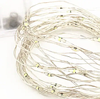 Гірлянда Роса 5м, проволка на батарейках 50 LED, Холодний білий, фото 4