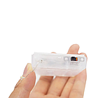 Гірлянда Роса 5м, проволка на батарейках 50 LED, Холодний білий, фото 7