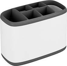 Підставка для зубних щіток Wenko 18x12x9.5cm White (B0B1MQ5YRP) 2586