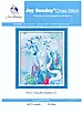 Набір для вишивання за нанесеною на канву схемою "Unicorn Garden (2)". AIDA 14CT printed 49*60 см, фото 2