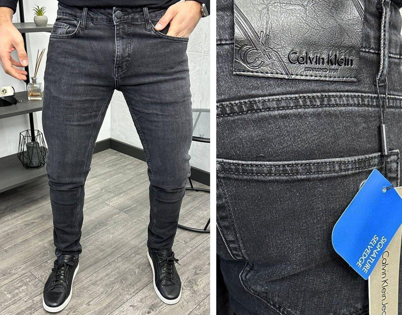 Чоловічі джинси Calvin Klein H3885 темно-сірі, фото 1