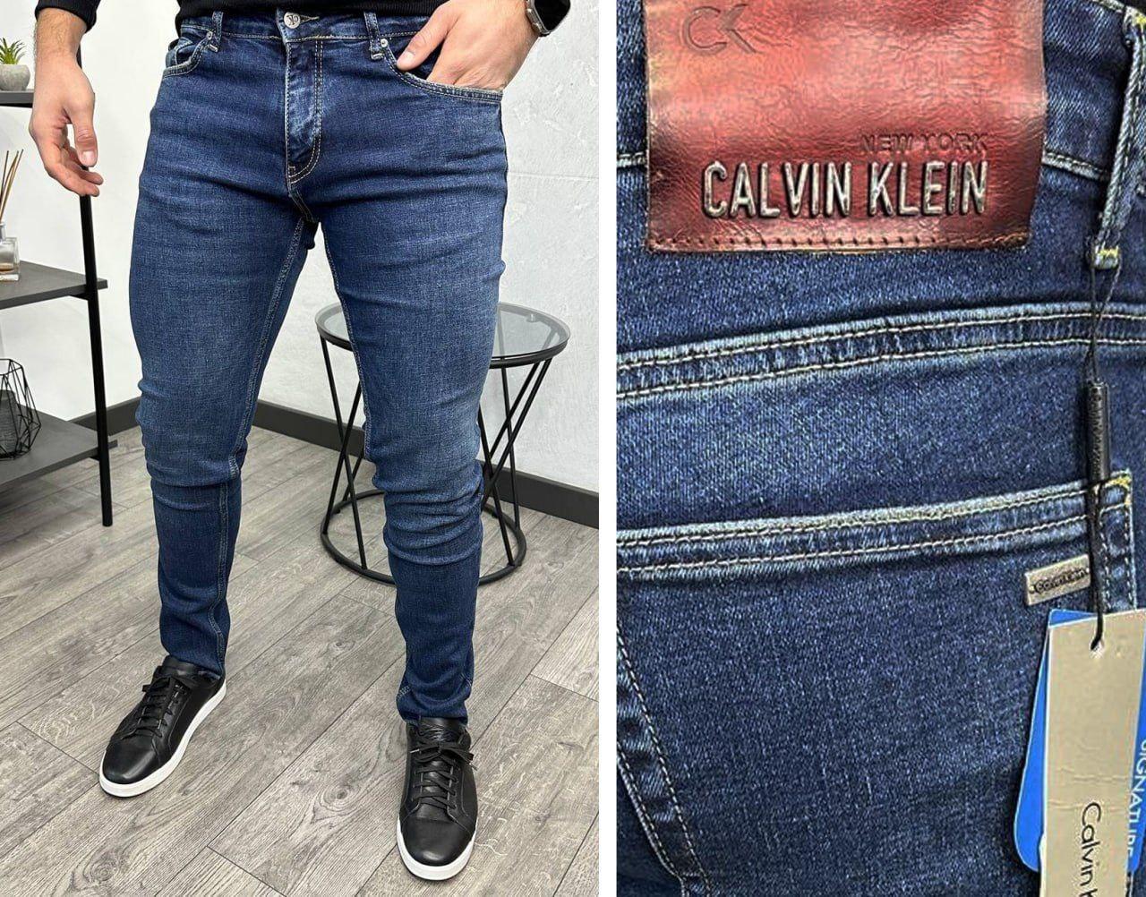 Чоловічі джинси Calvin Klein H3886 сині, фото 1