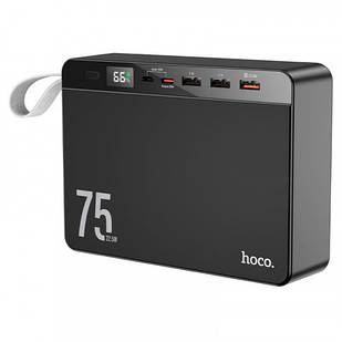 Hoco J94 поверьанк Overlord 22.5W fully compatible PD20W/QC/LCD 75 000mAh Чорна

PowerBank