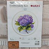 Набір для вишивання хрестом "Luca-s" BC225 Гортензія, фото 2