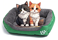 Лежанка для кота меховая Лежак для котов теплый домик Лежаки для кошек лежак для кота домик для животных
