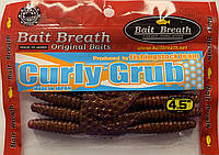 Приманка Bait Breath Curly Grub 4.5" (8шт) Ur29 Chameleon/Red Seed