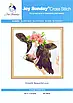Набір для вишивання за нанесеною на канву схемою "Beautiful cow" . AIDA 14CT printed, 38*38 см, фото 3