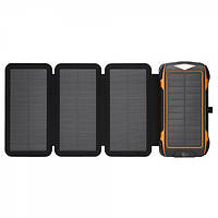 Пауэрбанк универсальная батарея PowerBank с солнечной панелью КВАНТ SC26/3 20000mAh+3 panels