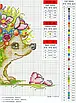 Набір для вишивання за нанесеною на канву схемою "Beautiful hedgehog". AIDA 14CT printed, 30*21 см, фото 4
