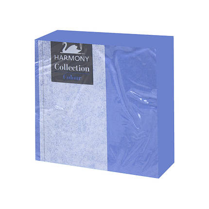 Серветки столові HARMONY COLOR COLLECTION, SKY BLUE, тришарові, фото 1