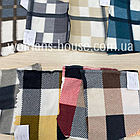 Полартек фліс 270 г/м2 180 см клітинка ОПТ Сірий з білим, фото 2