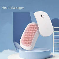 Электрический массажер для головы Силиконовая щетка Head Massager 8000 оборотов в минуту