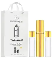 Мини-духи с фeрoмонами унисекс Montale Vanilla Cake 3х15 мл