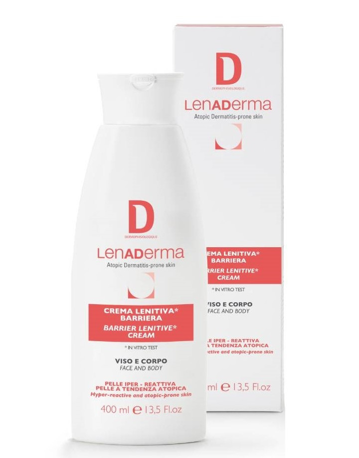 Успокаивающий барьерный крем для кожи лица и тела - Lenaderma Barrier Lenitive Cream, 400 мл - фото 1 - id-p1992713865