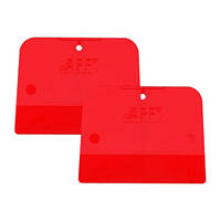 APP Шпатели из полимера красные STSк-т 3шт (5x6x9cm, 7x8x9cm, 12x11x9cm) (250305)