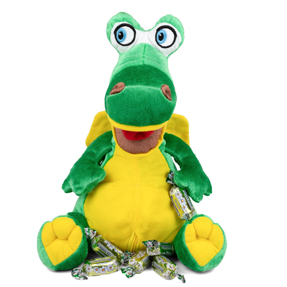 М'яка іграшка - цукерниця Zolushka Дракон 32см (ZL726), фото 1