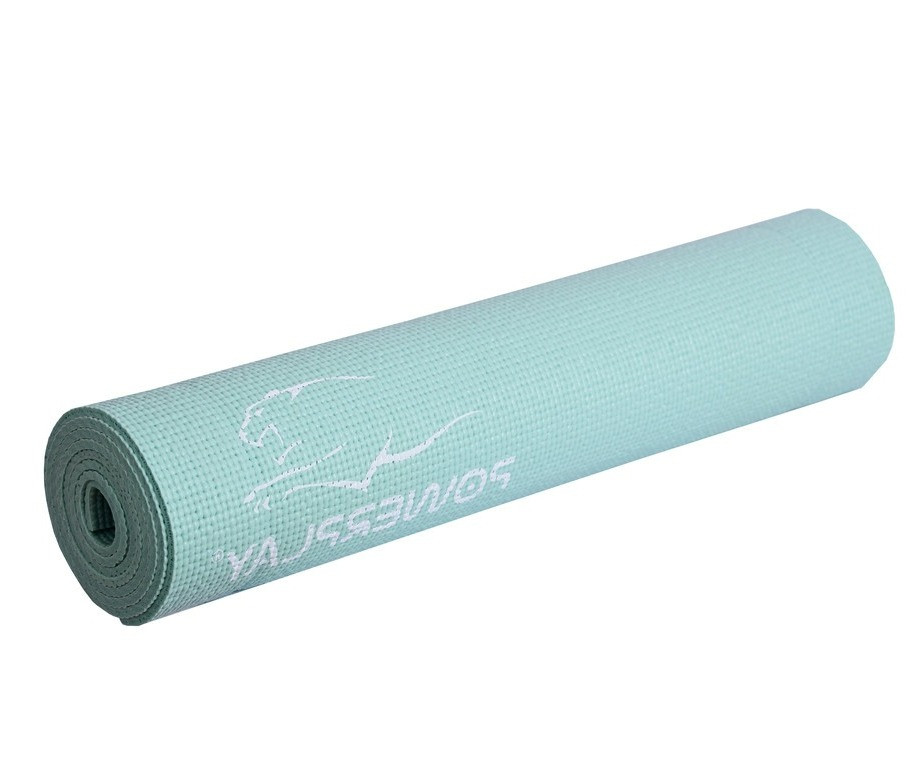 Килимок для йоги та фітнесу PowerPlay 4010 PVC Yoga Mat М'ятний (173x61x0.6) - фото 8 - id-p1032877201