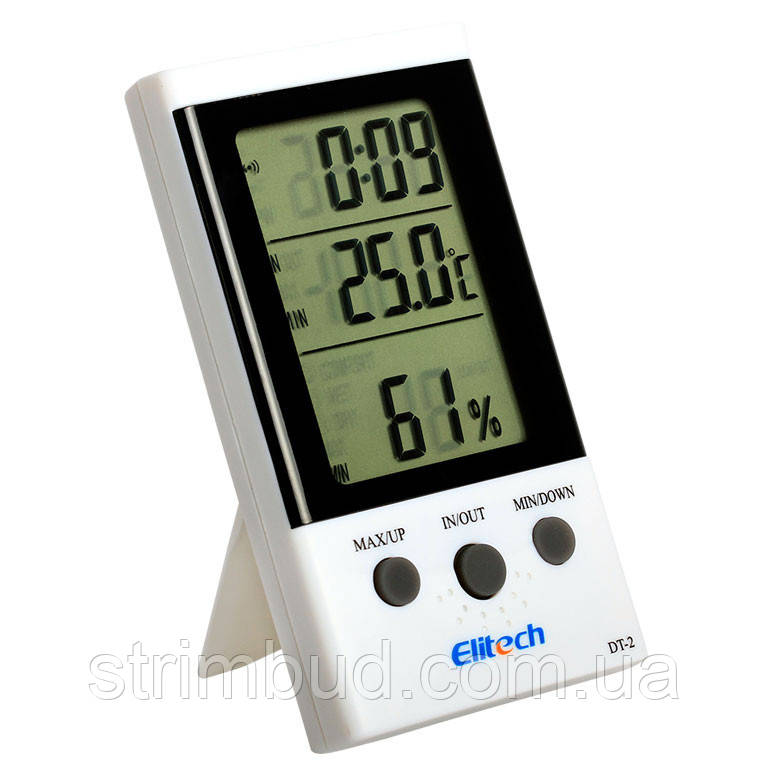 Термогігрометр DT-2 (-30...+50°C; 20%...99%) з термопарою 2 м (-50...+70°C)