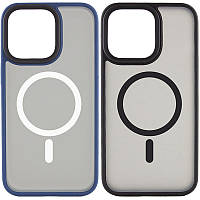 TPU+PC чехол Metal Buttons with MagSafe для Apple iPhone 12 Pro / 12 (6.1") TRE