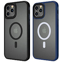 TPU+PC чехол Metal Buttons with MagSafe для Apple iPhone 12 Pro Max (6.7") TRE