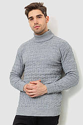 Гольф-светр чоловічий, колір світло-сірий, 161R619 XL