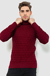 Гольф-светр чоловічий, колір бордовий, 161R619 XL